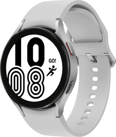 Samsung Galaxy Watch4 Aluminium 44mm Waterproof with Heart Rate Monitor (Silver) view 9