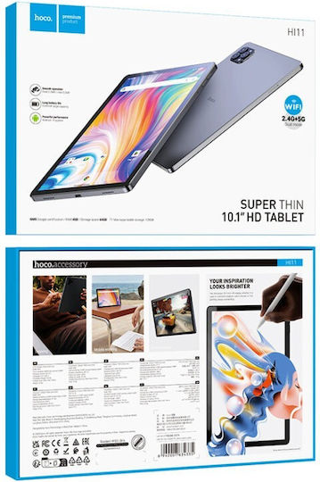 Hoco HI11 10.1Inches Tablet (4GB/64GB) Gray view 5