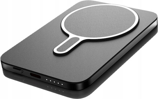 3MK MagSnap Go MagSafe Power Bank 5000mAh 20W with USB-C Port Gray view 5