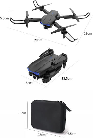 ToySky E99 K3 Pro Drone Mini 2.4 GHz with Camera and Controller Black view 2