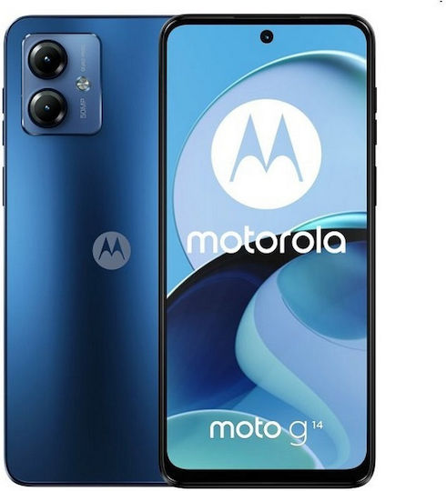 Motorola Moto G14 Dual SIM (4GB/128GB) Sky Blue view 5
