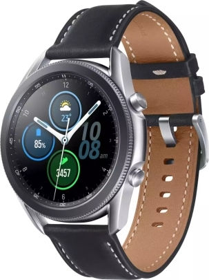 Samsung Galaxy Watch3 Stainless Steel 41mm Waterproof with Heart Rate Monitor (Mystic Silver) view 3