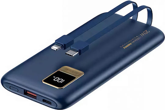 Remax RPP-69 Power Bank 10000mAh 22.5W with USB-A Port Power Delivery Blue