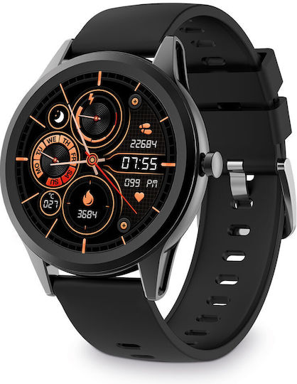 Ksix Globe Aluminium 44mm Smartwatch with Heart Rate Monitor (Gray) view 4