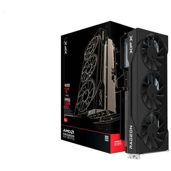 XFX Radeon RX 9070 16GB GDDR6 Swift OC Graphics Card RX-97SWFT3B7