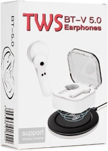 Sal TWS 1/SL In-ear Bluetooth Handsfree Earphones with Charging Case White view 2