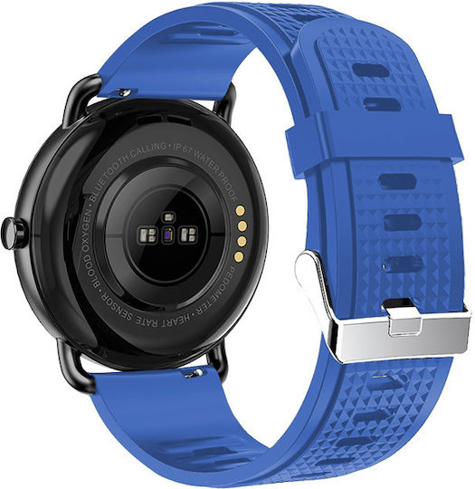 Bluetech Sh8 Smartwatch with Heart Rate Monitor (Black) vue 4