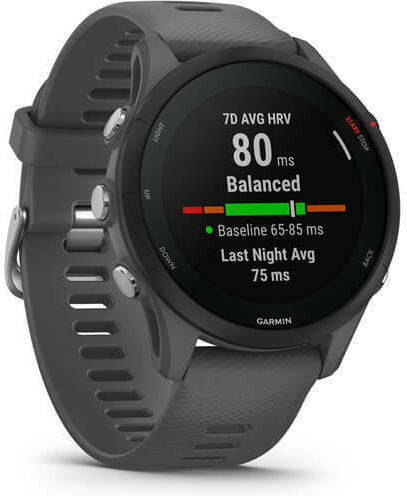 Garmin Forerunner 255 46mm Waterproof Smartwatch with Heart Rate Monitor (Slate Gray) view 3