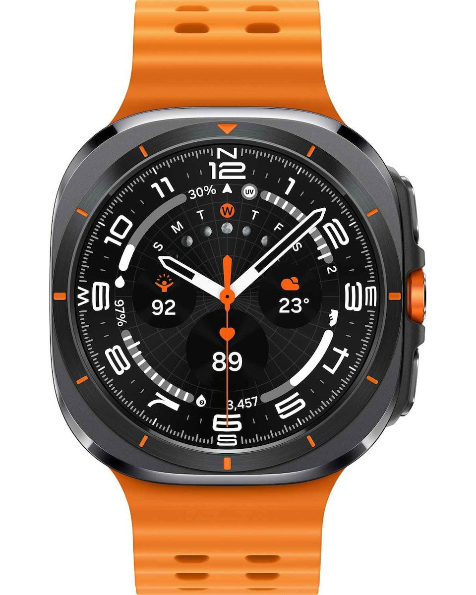 Samsung Galaxy Watch Ultra (2025) Titanium 47mm Waterproof with eSIM and Heart Rate Monitor (Gray) view 1