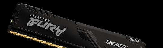 Kingston Fury Beast DDR4 with Module 1x16GB and Speed 3200 for Desktop KF432C16BB1/16 vue 7