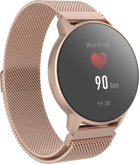 Forever ForeVive 2 SB-325 Waterproof Smartwatch with Heart Rate Monitor (Rose Gold) view 3
