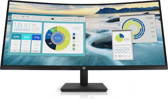 HP E34m G4 Ultrawide VA Curved Monitor 34" QHD 3440x1440 with Response Time 5ms GTG view 8