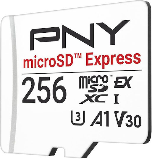 PNY microSDXC 256GB U3 V30 A1 UHS-I 890MB/s Memory Card with Adapter view 3