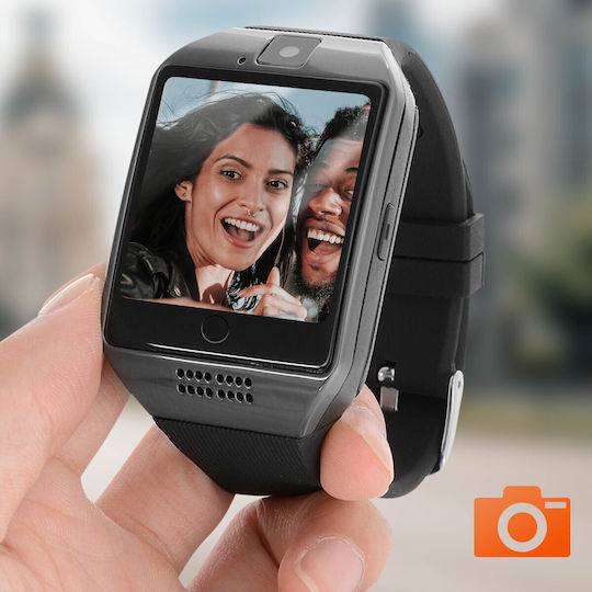 Avizar WATCH-3A Smartwatch with Heart Rate Monitor (Black) view 5