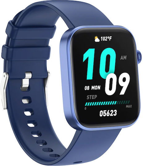 Colmi P71 45mm Smartwatch with Heart Rate Monitor (Blue) view 4