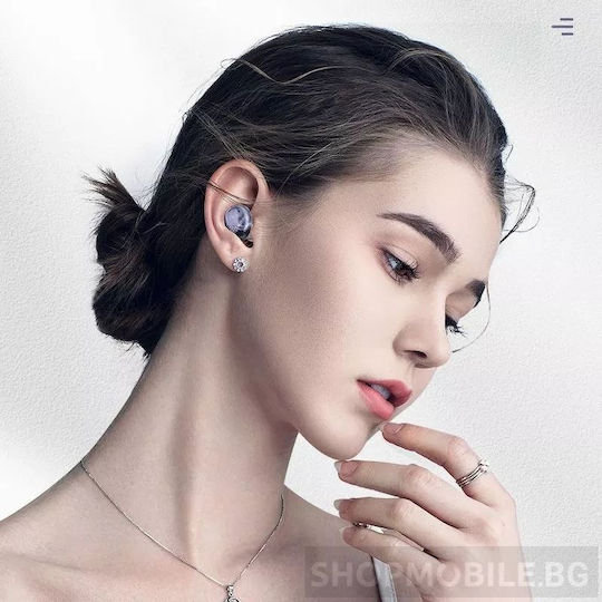 M32 In-ear Bluetooth Handsfree Earphones with Charging Case Purple view 4