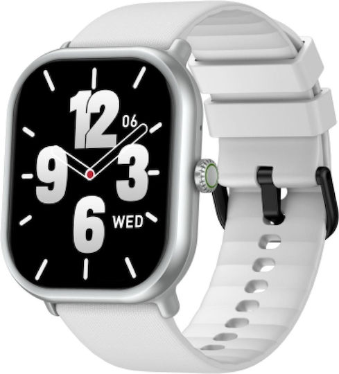 Zeblaze GTS 3 Pro Smartwatch with Heart Rate Monitor (White) view 2