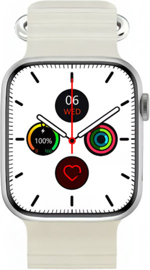 X10 Pro 3 44mm Smartwatch with Heart Rate Monitor (Beige) view 5