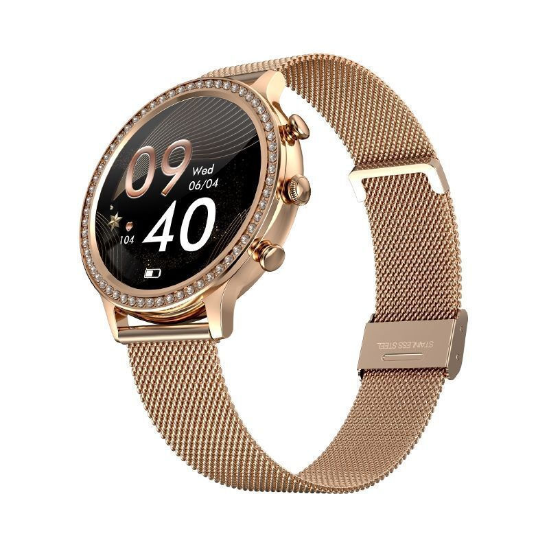 Veltori VT310-1 Smartwatch with Heart Rate Monitor Gold view 5