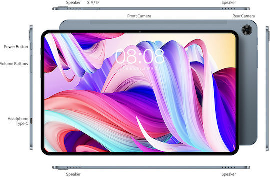 Teclast T40 Pro 4G 10.4" Tablet (8GB/128GB) Grey view 3