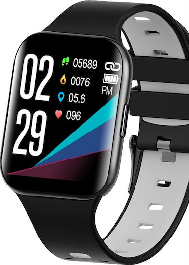 Breeze Uki Aluminium 44mm Smartwatch with Heart Rate Monitor (Black) view 7