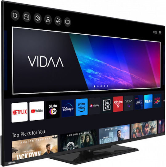 Toshiba Smart Television 50" 4K UHD QLED 50QV3463DG HDR (2024) view 3