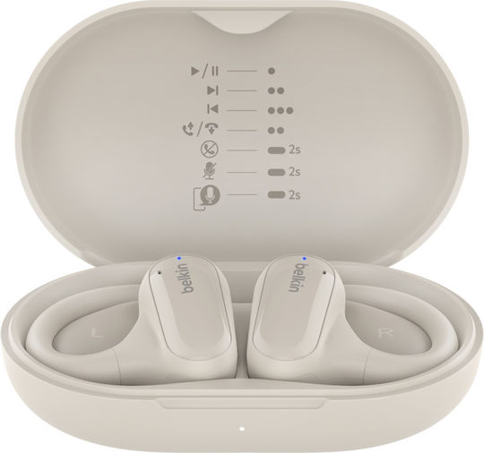 Belkin SoundForm ClearFit Open Ear Bluetooth Handsfree Earphones with Sweat Resistance and Charging Case White Ansicht 3