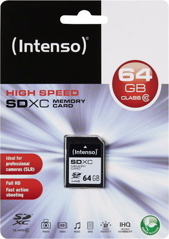 Intenso SDXC 64GB Class 10 High Speed view 2