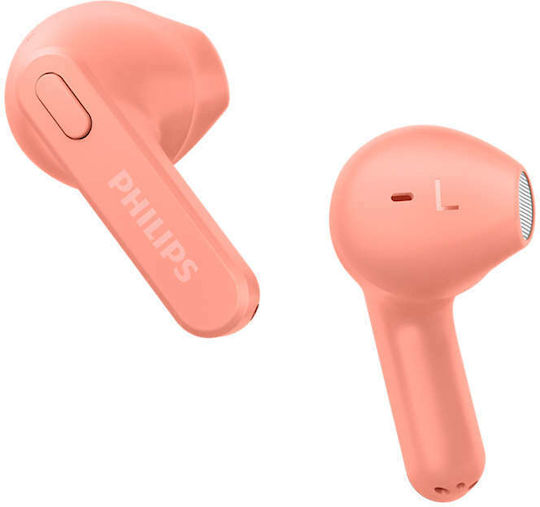 Philips TAT2236 Earbud Bluetooth Handsfree Earphones with Charging Case Light Pink view 5