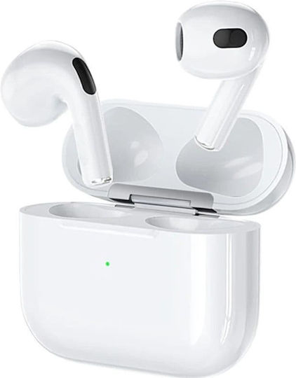 Proda PD-BT430 Earbud Bluetooth Handsfree Earphones with Charging Case White