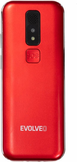 Evolveo EasyPhone LT Dual SIM (125MB/125MB) Mobile with Large Buttons Red view 2