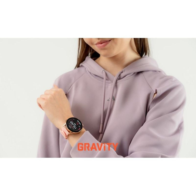 Gravity 45mm Smartwatch with Heart Rate Monitor (Rose Gold) view 2