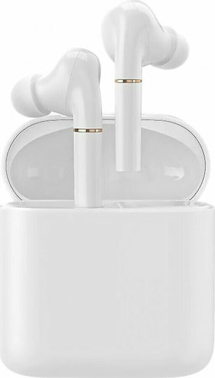 Haylou T19 In-ear Bluetooth Handsfree Earphones with Charging Case White view 1