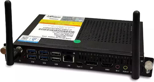 Hushida M12U-OPS Mini PC (Core i5-12450H/8GB DDR4/256GB SSD/W11 Pro) view 1
