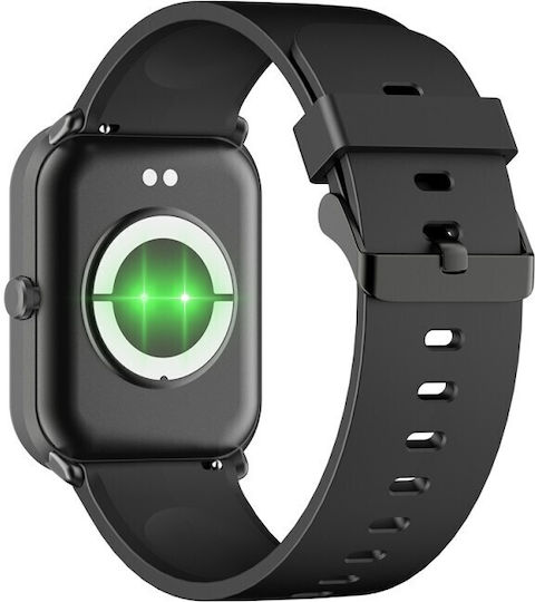 MaxCom FW36 Aurum SE Smartwatch with Heart Rate Monitor (Black) vue 4