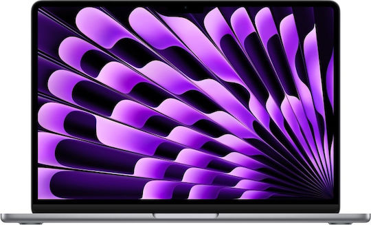 Apple MacBook Air 13" (2024) 13.6" Retina Display (M3-8-core/16GB/256GB SSD) Space Gray (GR Keyboard) view 1