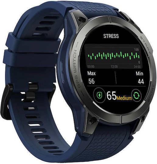 Zeblaze Stratos 3 Pro Aluminium Smartwatch with Heart Rate Monitor (Blue) vue 2