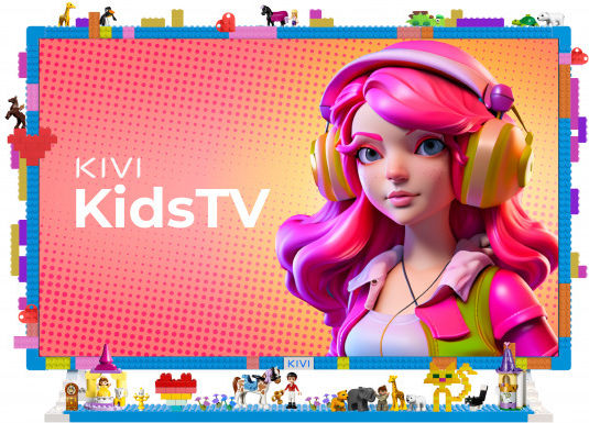 Kivi Smart Television 32" Full HD LED KidsTV HDR (2023) view 4