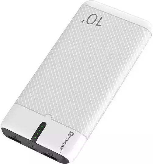 Tracer EnerGo Power Bank 10000mAh with 2 USB-A Ports and USB-C Port White / Black view 6