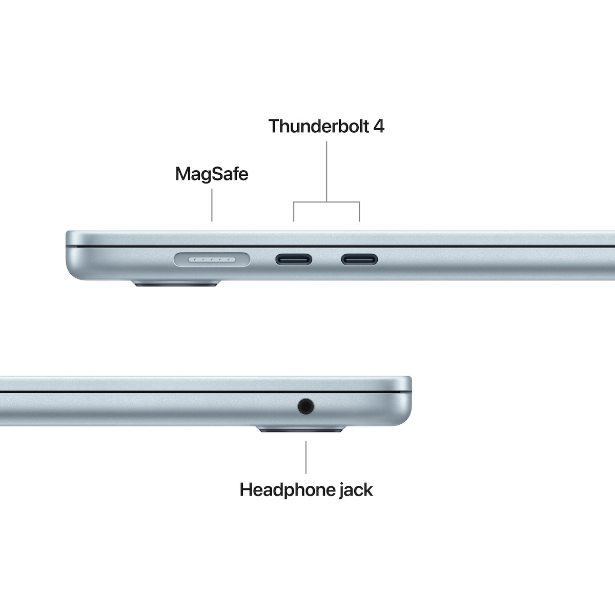 Apple MacBook Air 15.3" IPS Retina Display (M5-10-Core/16GB/512GB SSD/10-Core GPU) Sky Blue (International English Keyboard) view 6
