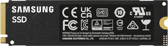 Samsung 990 EVO Plus SSD 2TB M.2 Type with PCI Express 4.0 Connection PS5 Compatible MZ-V9S2T0BW view 2