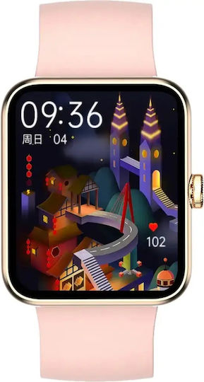 BlackView W10 Smartwatch with Heart Rate Monitor (Pink) view 4
