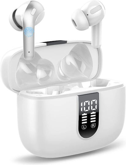 In-ear Bluetooth Handsfree Earphones with Sweat Resistance and Charging Case White view 6