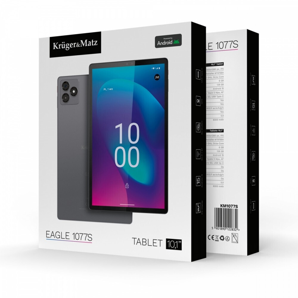 Kruger & Matz Eagle 1077 10.1" Tablet (4GB/64GB) Gray
