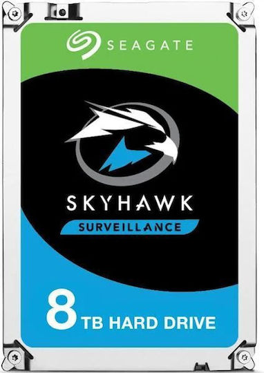 Seagate Skyhawk +Rescue 8TB HDD Hard Drive 3.5" SATA III with 256MB Cache for Desktop / Recorder ST8000VX010 vue 2
