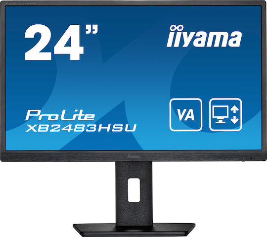 Iiyama ProLite XB2483HSU-B5 24" FHD 1920x1080 TN Monitor with 4ms GTG Response Time