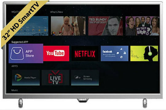 Sunny Smart Television 32" HD Ready LED Smart PAR 3200 (2019) view 3