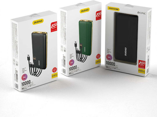Dudao K4Pro Power Bank 10000mAh with USB-A Port Black view 7
