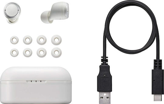 Panasonic RZ-S300WE In-ear Bluetooth Handsfree Earphones with Sweat Resistance and Charging Case White view 4