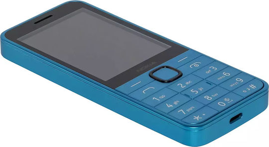 Nokia 235 4G (2024) Dual SIM (125MB/125MB) Mobile with Buttons Blue view 3